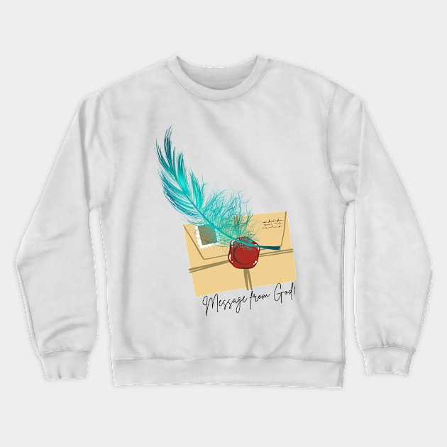 Bible T-Shirt design Crewneck Sweatshirt by Melchi